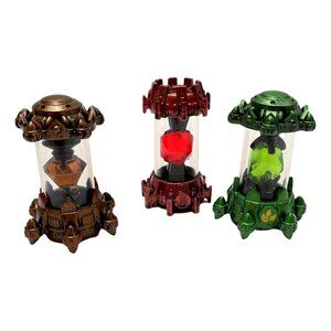 Skylanders Lot 3 Reactor Gold Green Red Activision Action figure Accessories